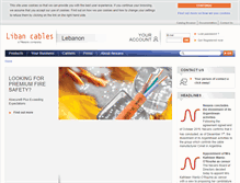 Tablet Screenshot of libancables.com